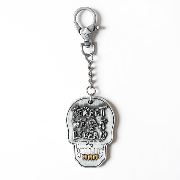 STREETWEAR SKULL KEY CHAIN - SILVER