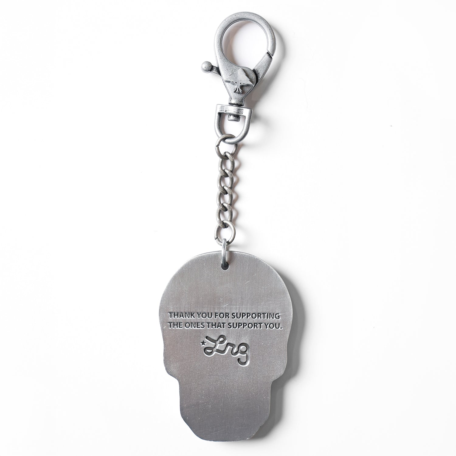 STREETWEAR SKULL KEY CHAIN - SILVER
