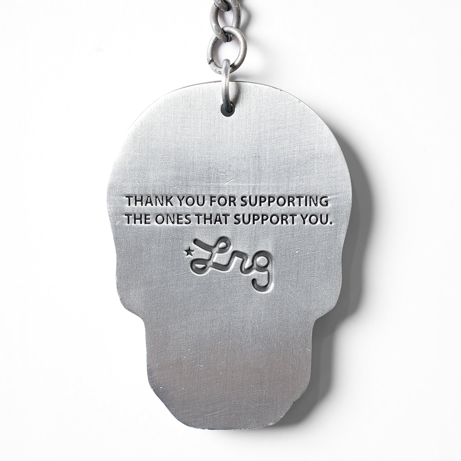 STREETWEAR SKULL KEY CHAIN - SILVER