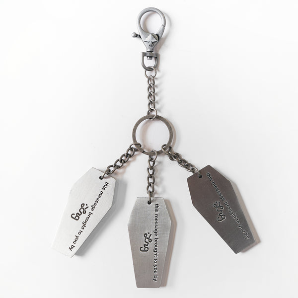 STREETWEAR TAGS KEY CHAIN - SILVER