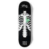 STREETWEAR IS DEAD SKATEBOARD - BLACK