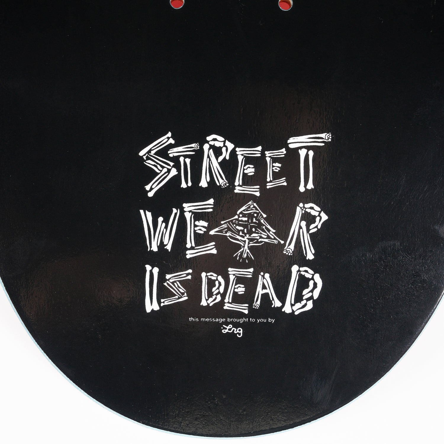 STREETWEAR IS DEAD SKATEBOARD - BLACK