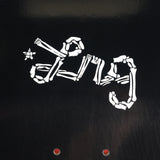 STREETWEAR IS DEAD SKATEBOARD - BLACK