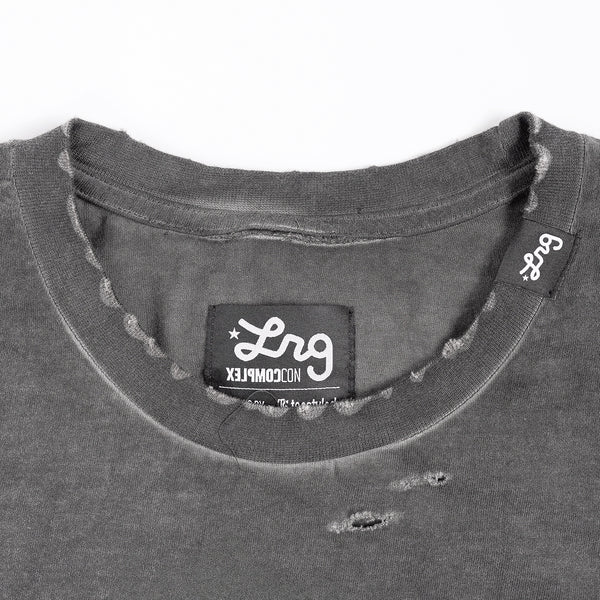 BAREBONES SS TEE - OIL WASH Black