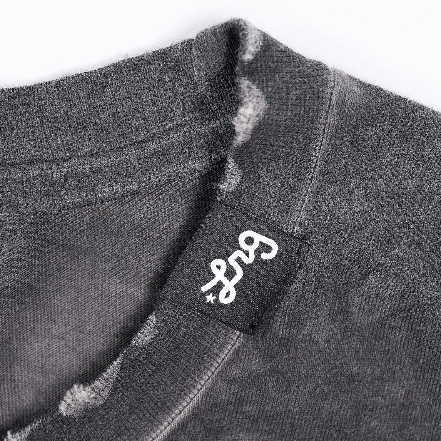 BAREBONES SS TEE - OIL WASH Black