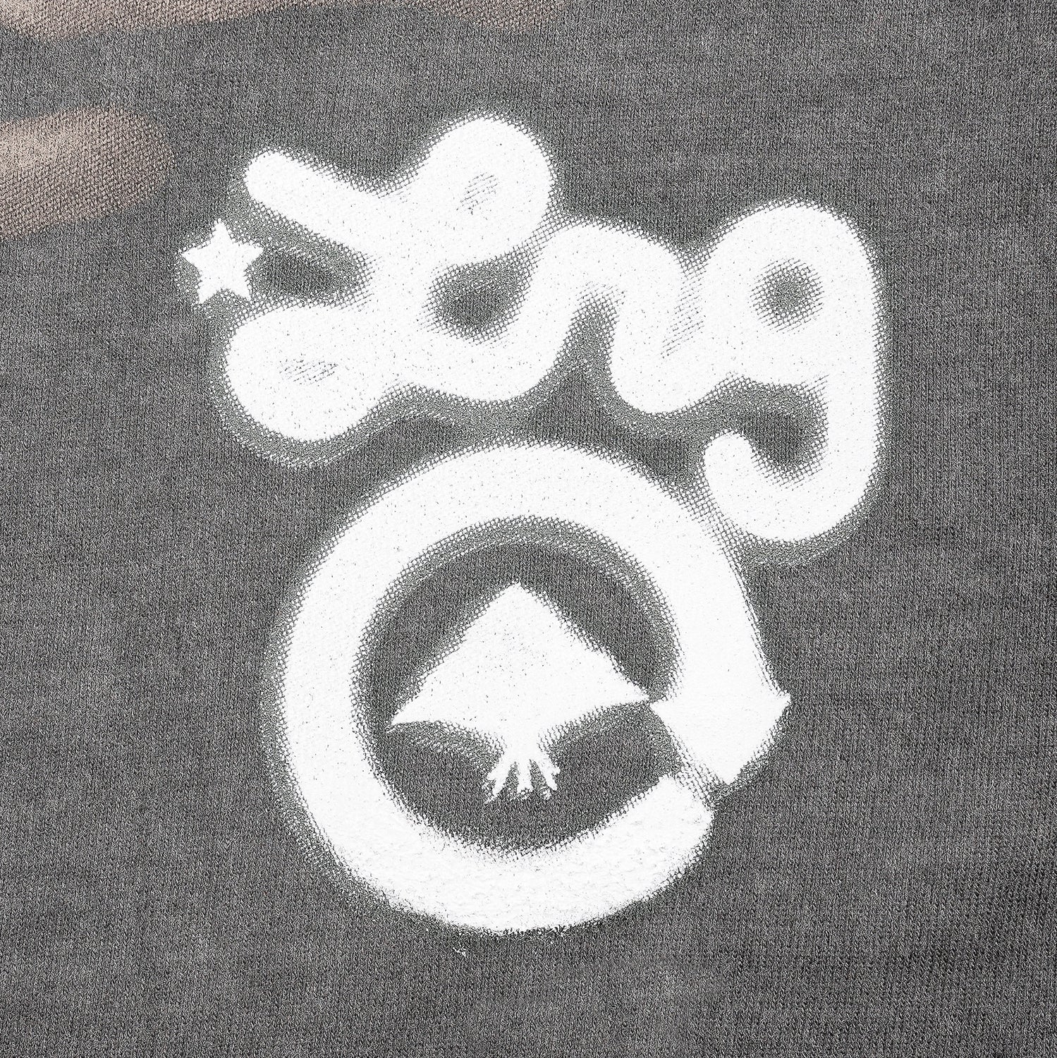 BAREBONES SS TEE - OIL WASH Black