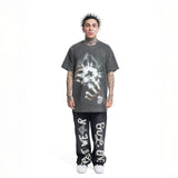 BAREBONES SS TEE - OIL WASH Black