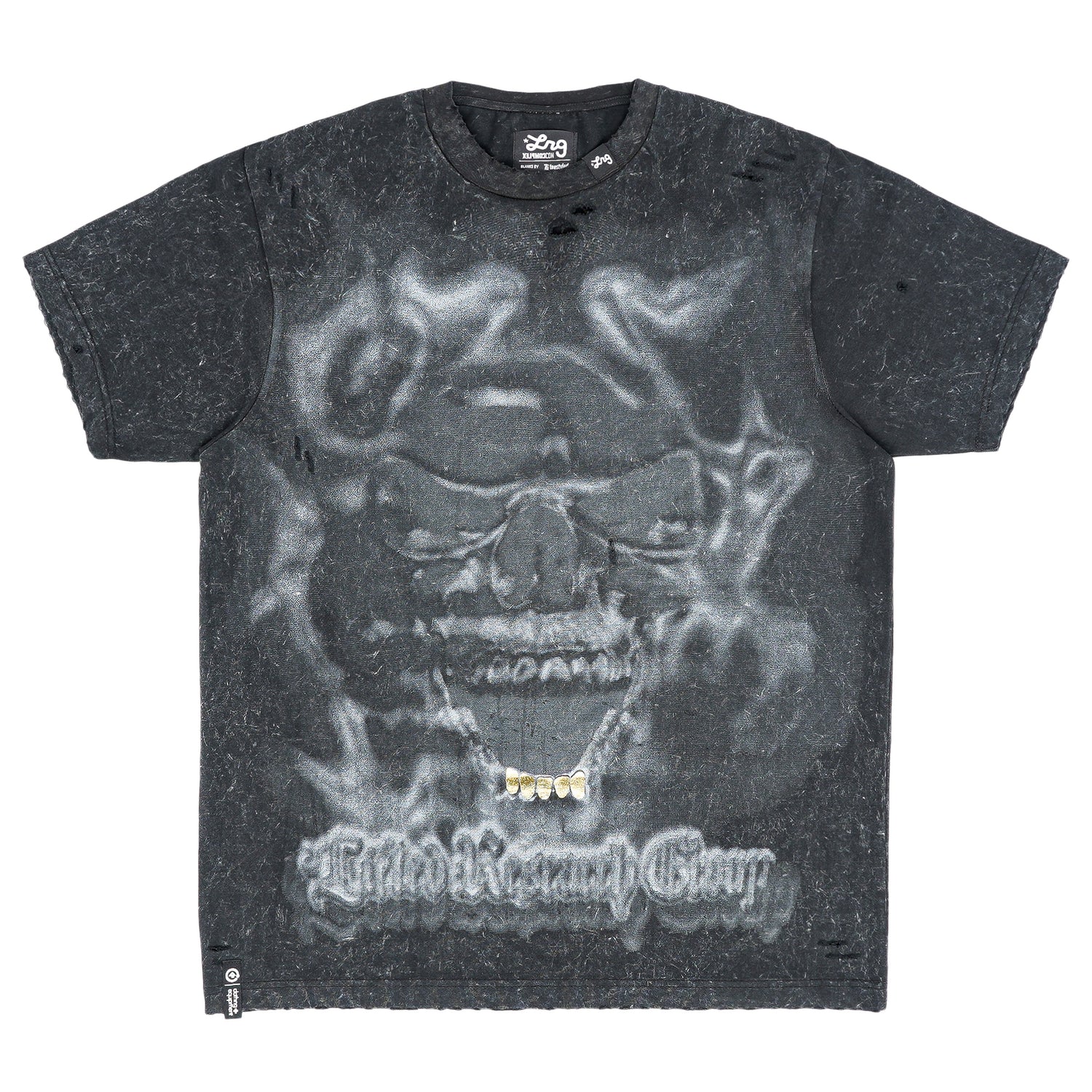 BRAINBOX SS TEE - ACID WASH