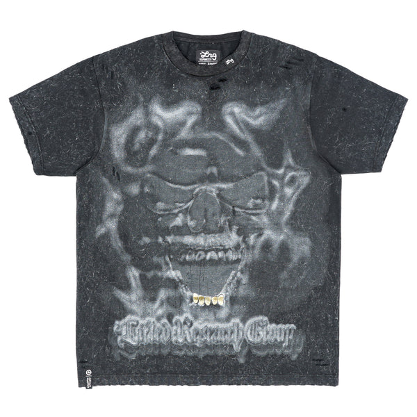 トップス babylclub Bmc twinkle skull t Black BRAINBOX SS TEE Black Wash | LRG Clothing