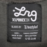 STREETWEAR IS COOKED SS TEE - PIGMENT DYED BLACK