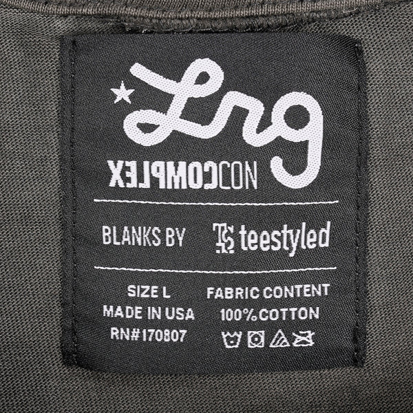 STREETWEAR IS COOKED SS TEE - PIGMENT DYED BLACK