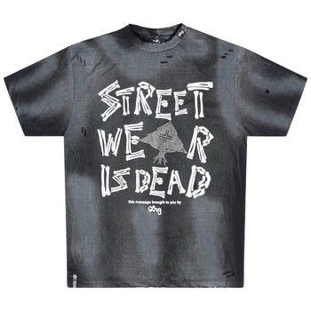 STREETWEAR IS DEAD SS TEE - SUN DRIED BLACK