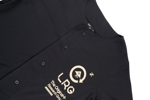 DEEP L BASEBALL JERSEY - BLACK