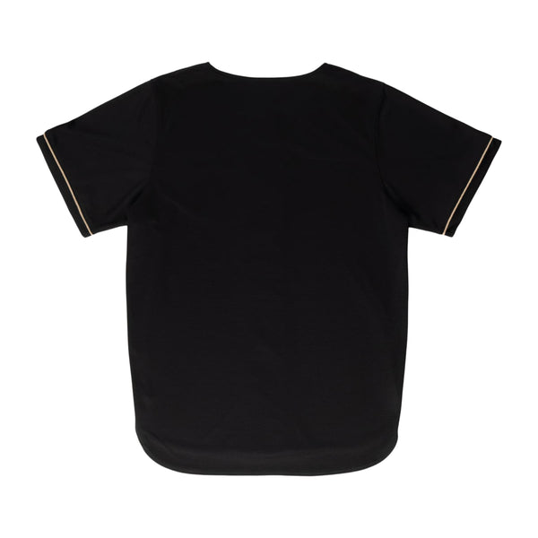 DEEP L BASEBALL JERSEY - BLACK