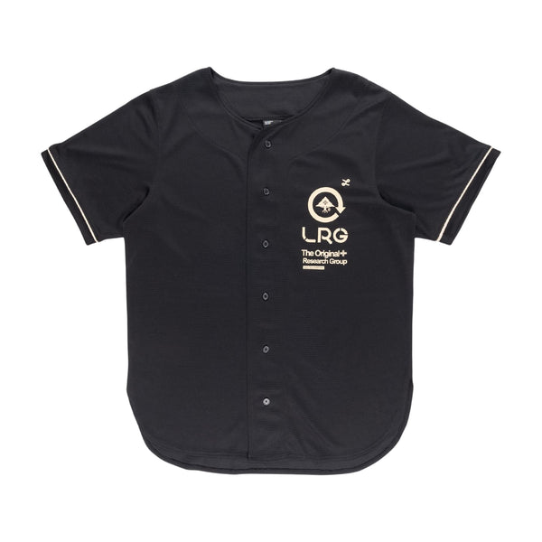 DEEP L BASEBALL JERSEY - BLACK