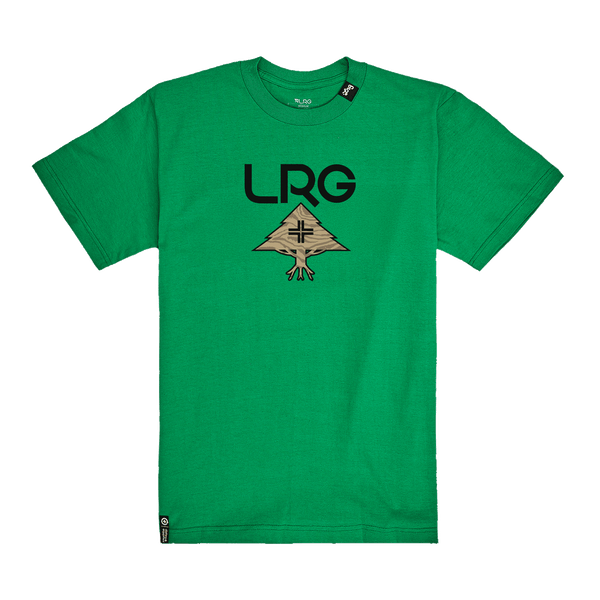 UPTICK TREE PLUS TEE - KELLY GREEN
