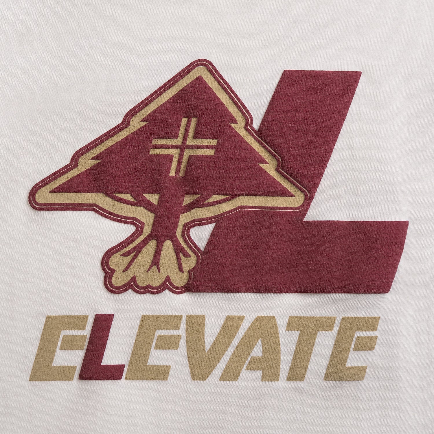 ELEVATE VARSITY TEE - WHITE
