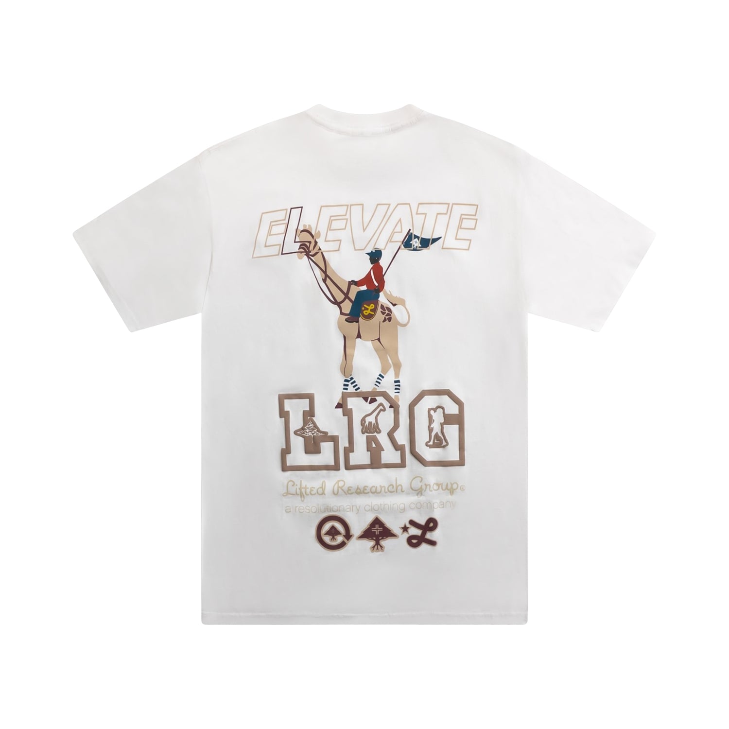 ELEVATE VARSITY TEE - WHITE