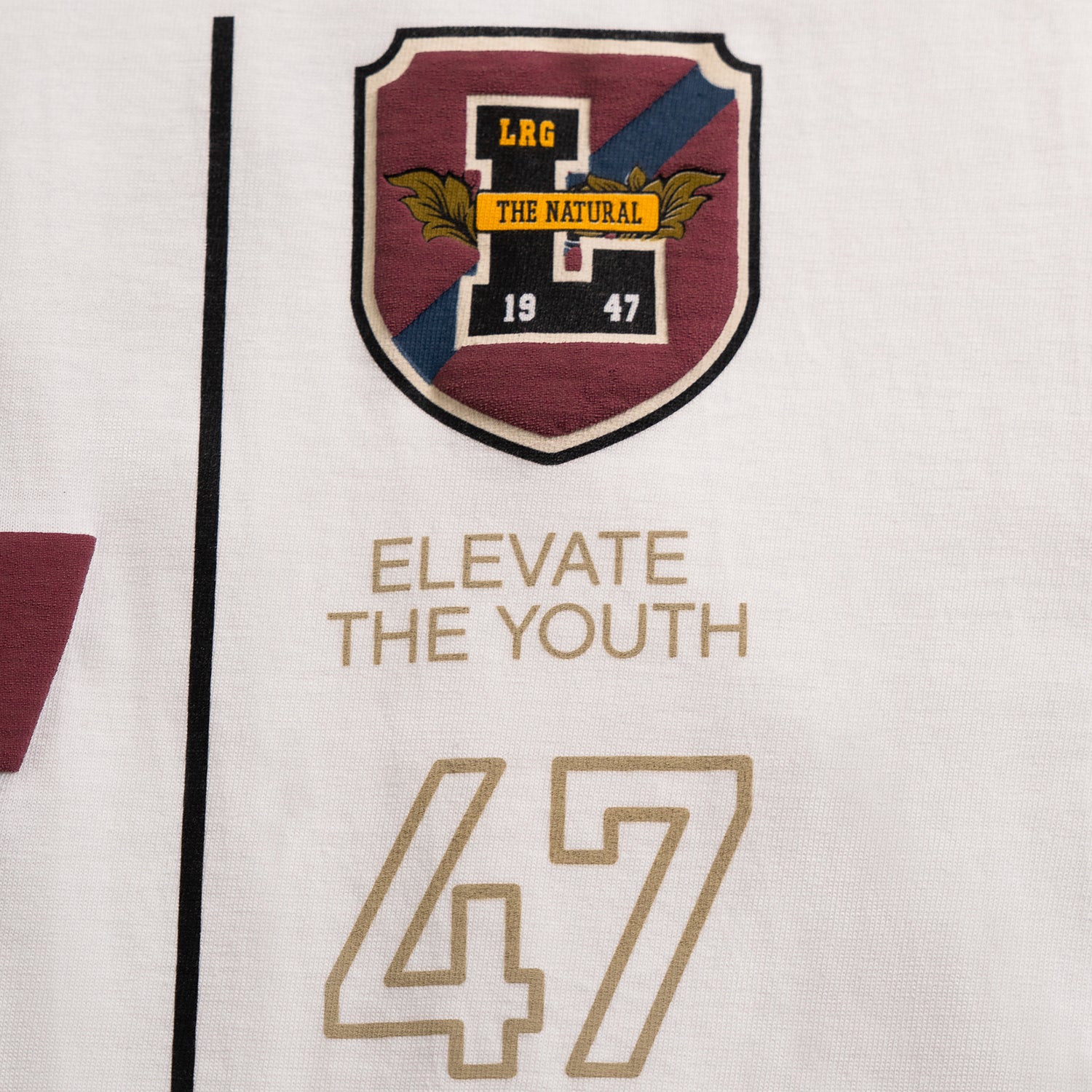 ELEVATE VARSITY TEE - WHITE