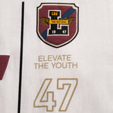 ELEVATE VARSITY TEE - WHITE