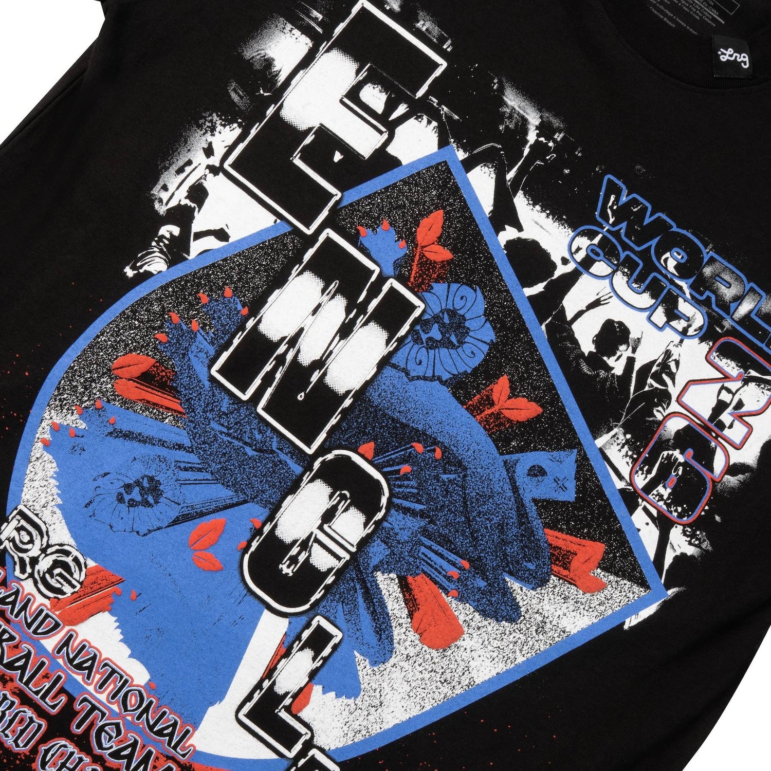 ENGLAND GRAPHIC TEE - BLACK