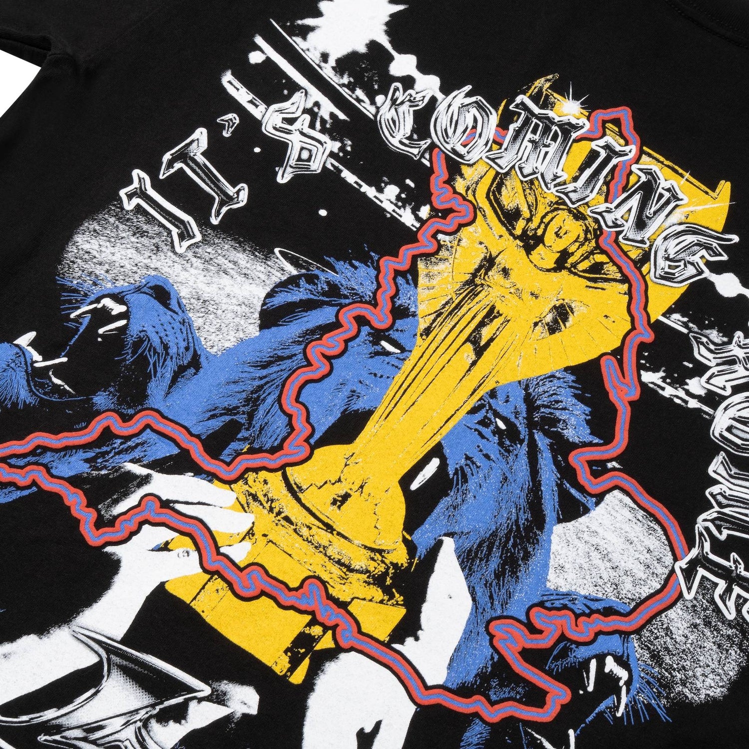 ENGLAND GRAPHIC TEE - BLACK