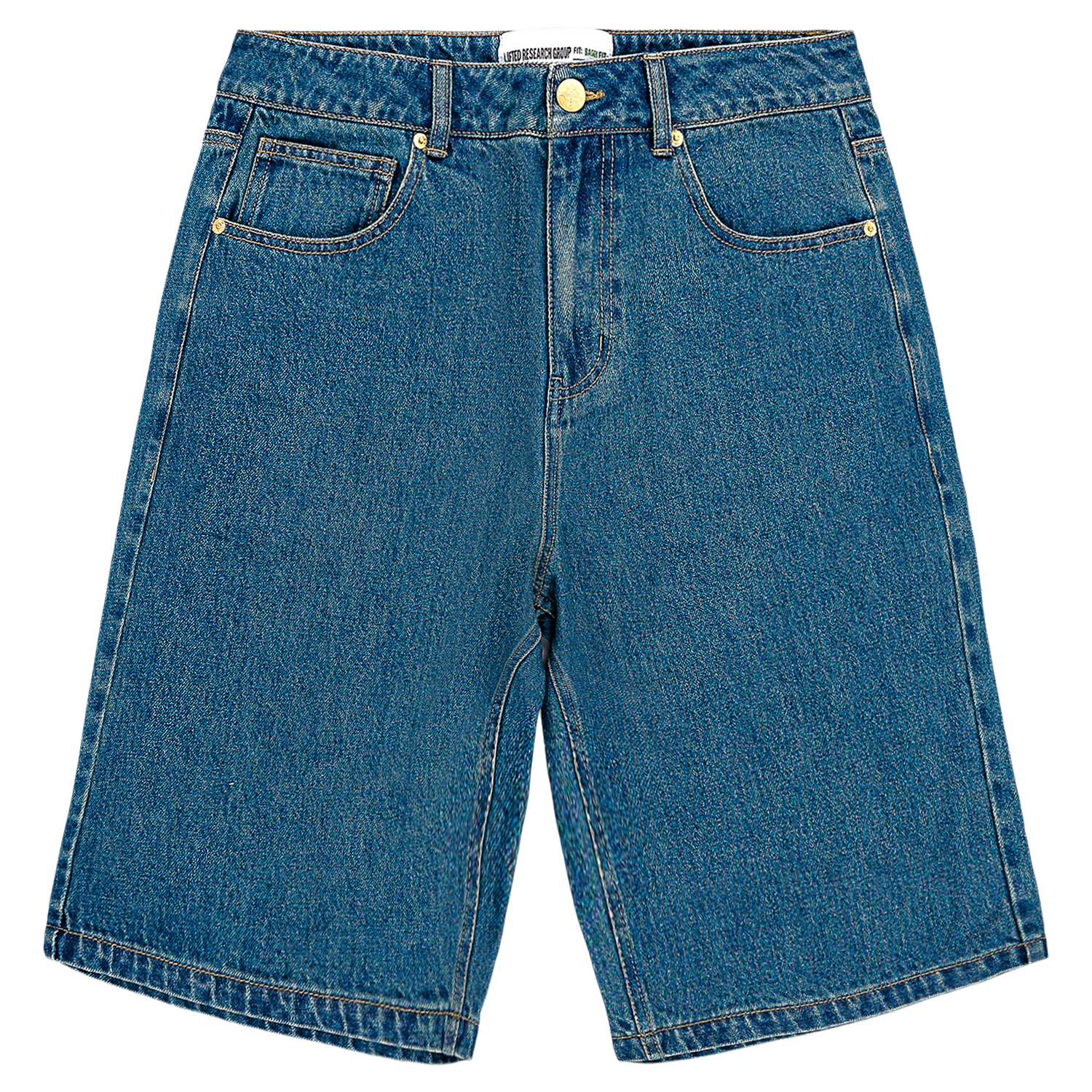 HIGH LIFE HABITS DENIM SHORT - DENIM BLUE