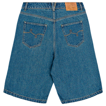 HIGH LIFE HABITS DENIM SHORT - DENIM BLUE