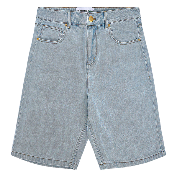 HIGH LIFE HABITS DENIM SHORT - LIGHT WASH