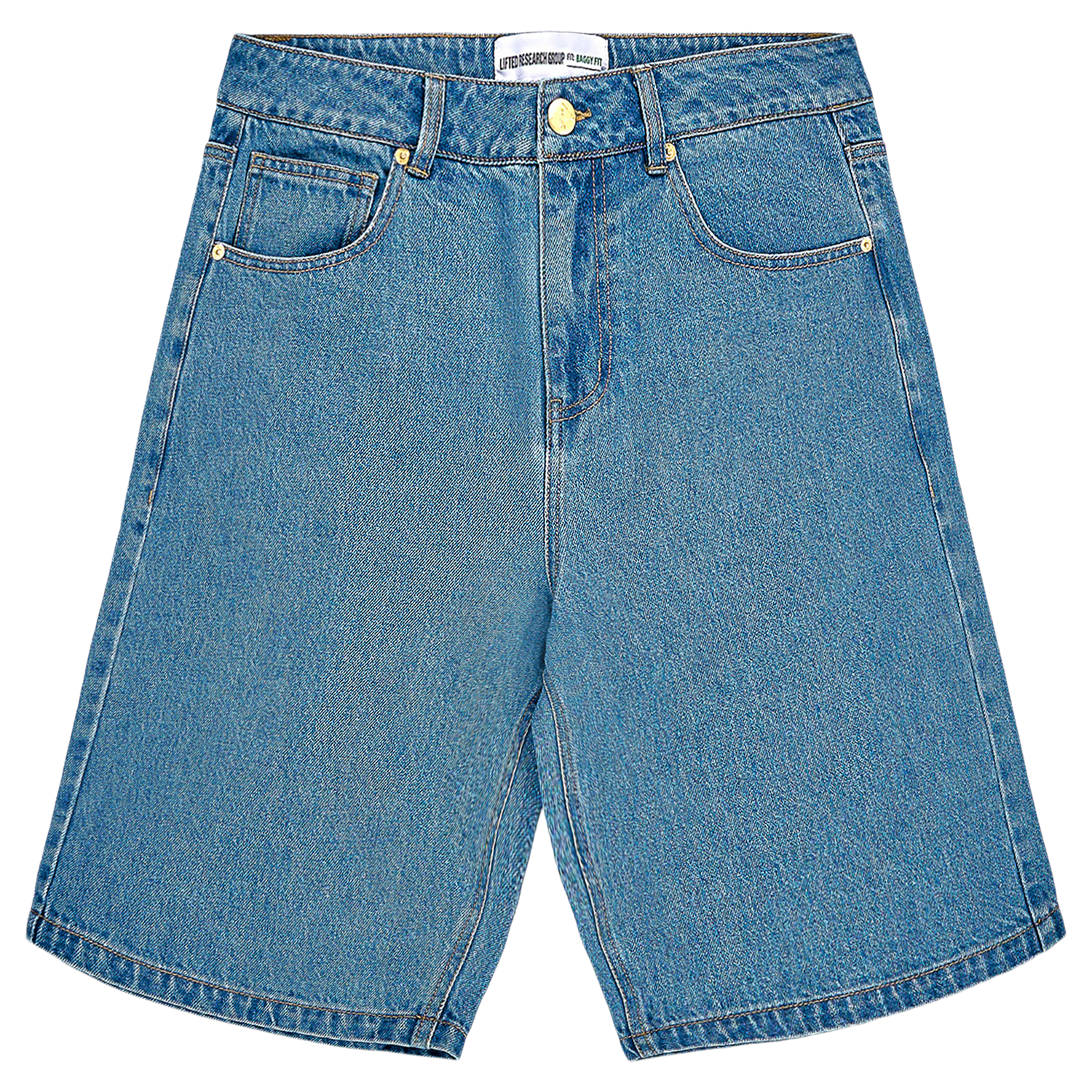 HIGH LIFE HABITS DENIM SHORT - BLUE