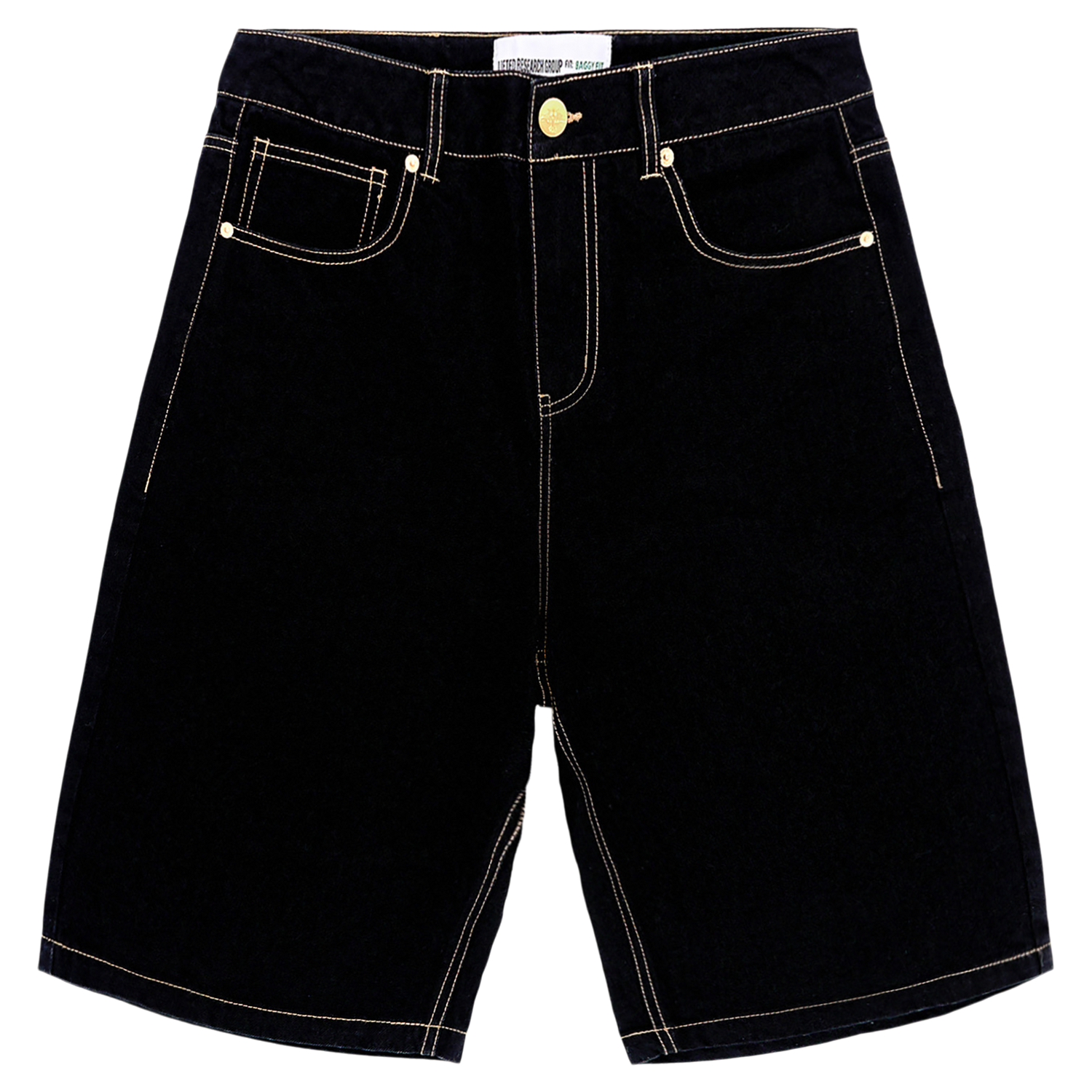 OVERCOME RESISTENCE DENIM SHORT - BLACK