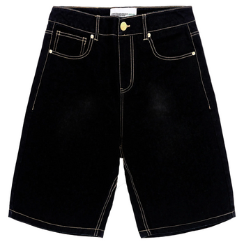 OVERCOME RESISTENCE DENIM SHORT - BLACK