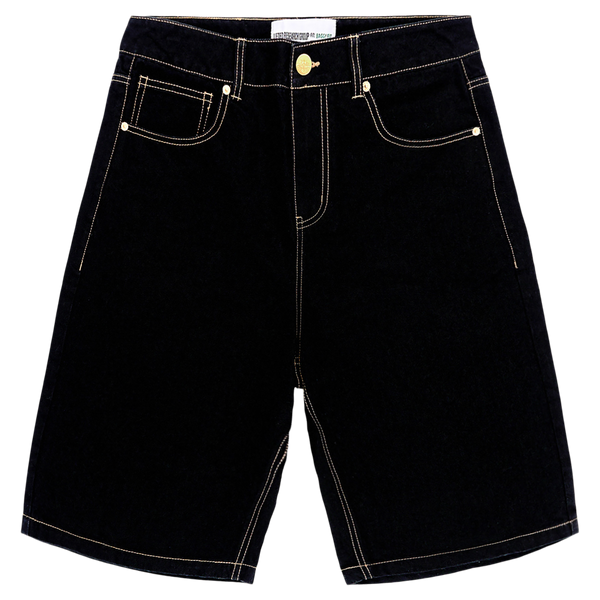 OVERCOME RESISTENCE DENIM SHORT - BLACK