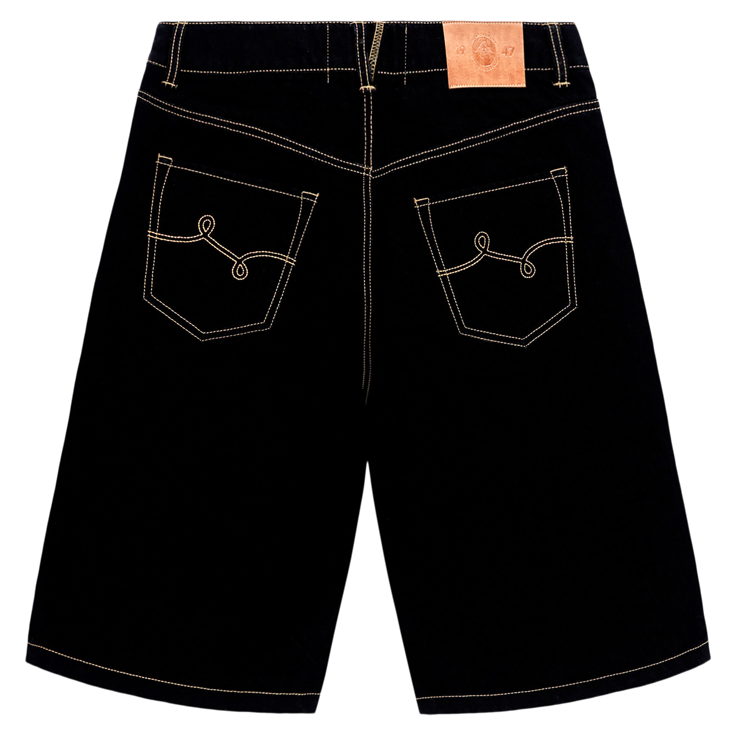 OVERCOME RESISTENCE DENIM SHORT - BLACK