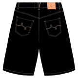 OVERCOME RESISTENCE DENIM SHORT - BLACK