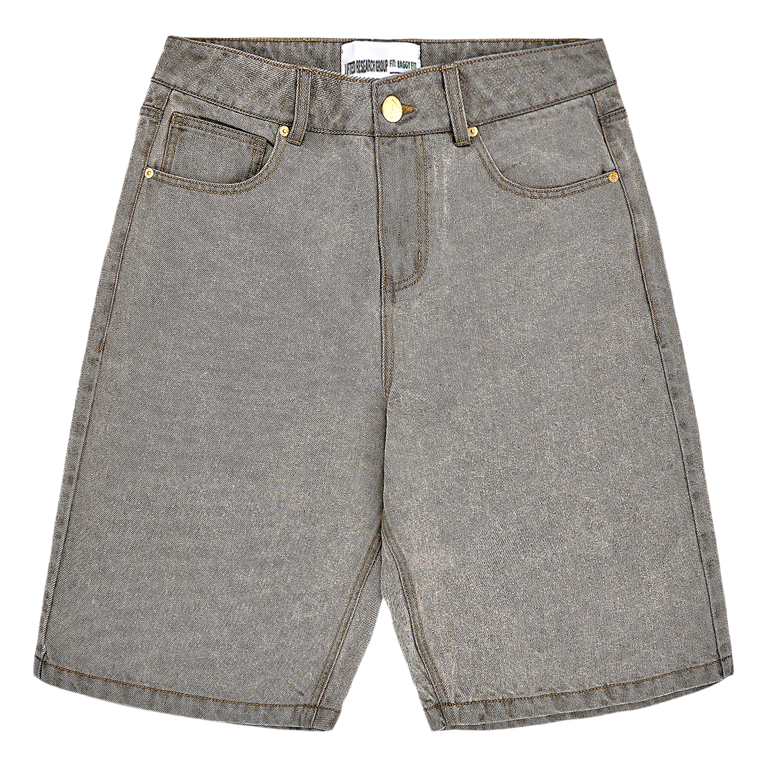 OVERCOME RESISTENCE DENIM SHORT - GREY