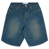 OVERCOME RESISTENCE DENIM SHORT - INDIGO WASH