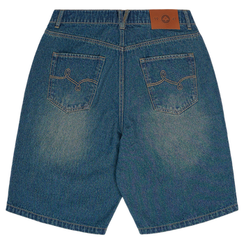 OVERCOME RESISTENCE DENIM SHORT - INDIGO WASH