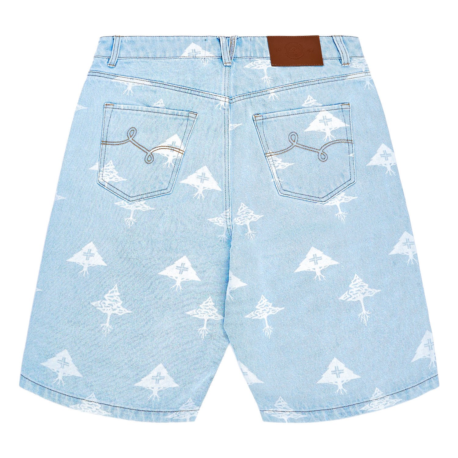 TWO TREE 4 SEVEN DENIM SHORT - DENIM BLUE