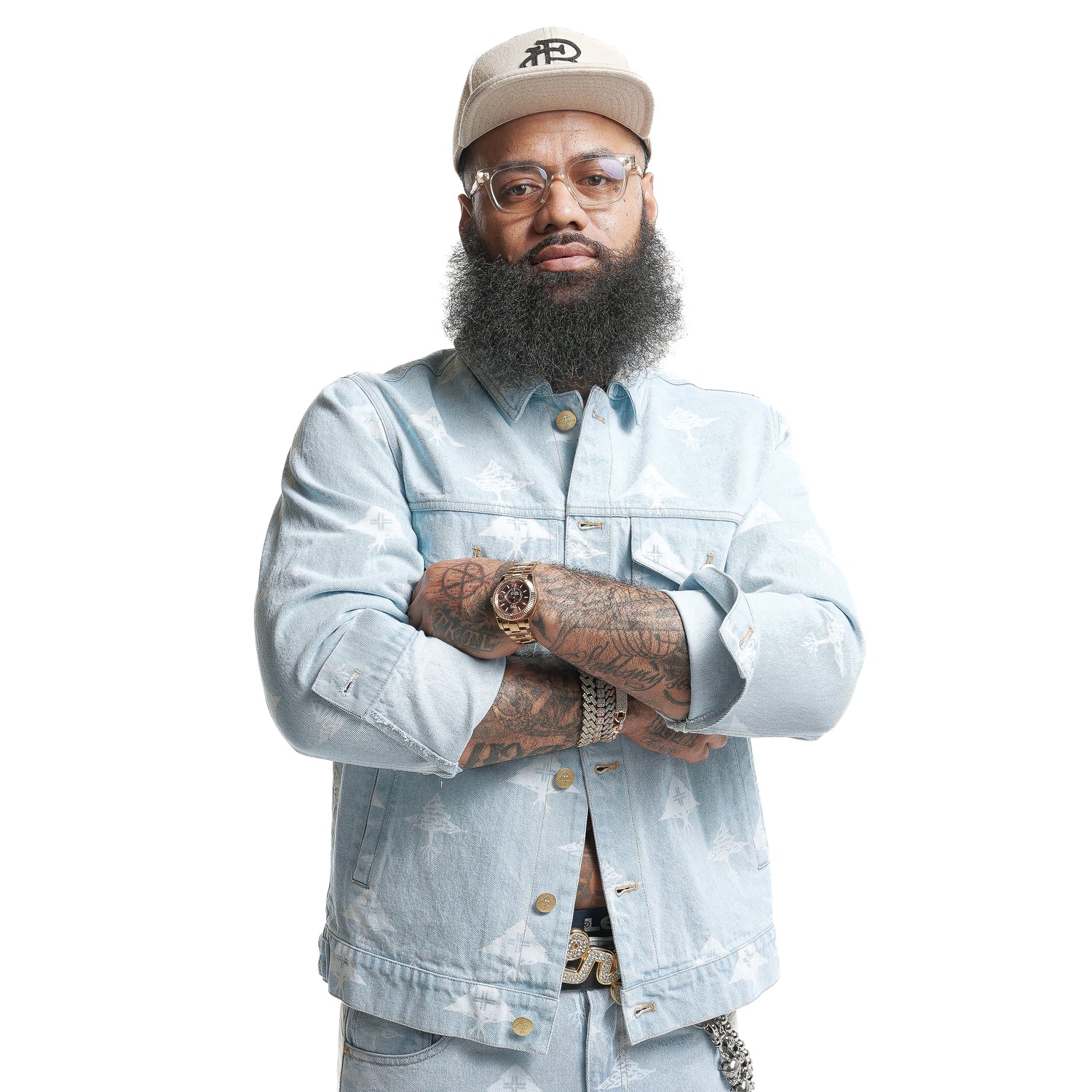 TWO TREE 4 SEVEN DENIM JACKET - DENIM BLUE