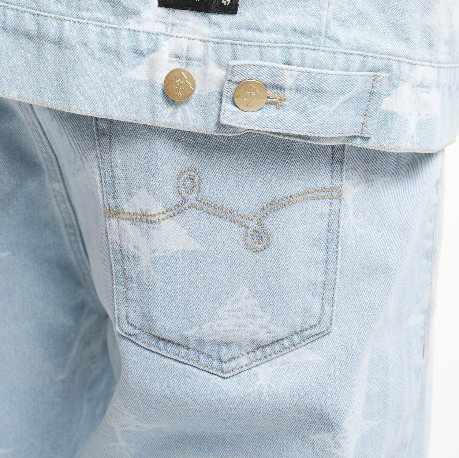 TWO TREE 4 SEVEN DENIM SHORT - DENIM BLUE