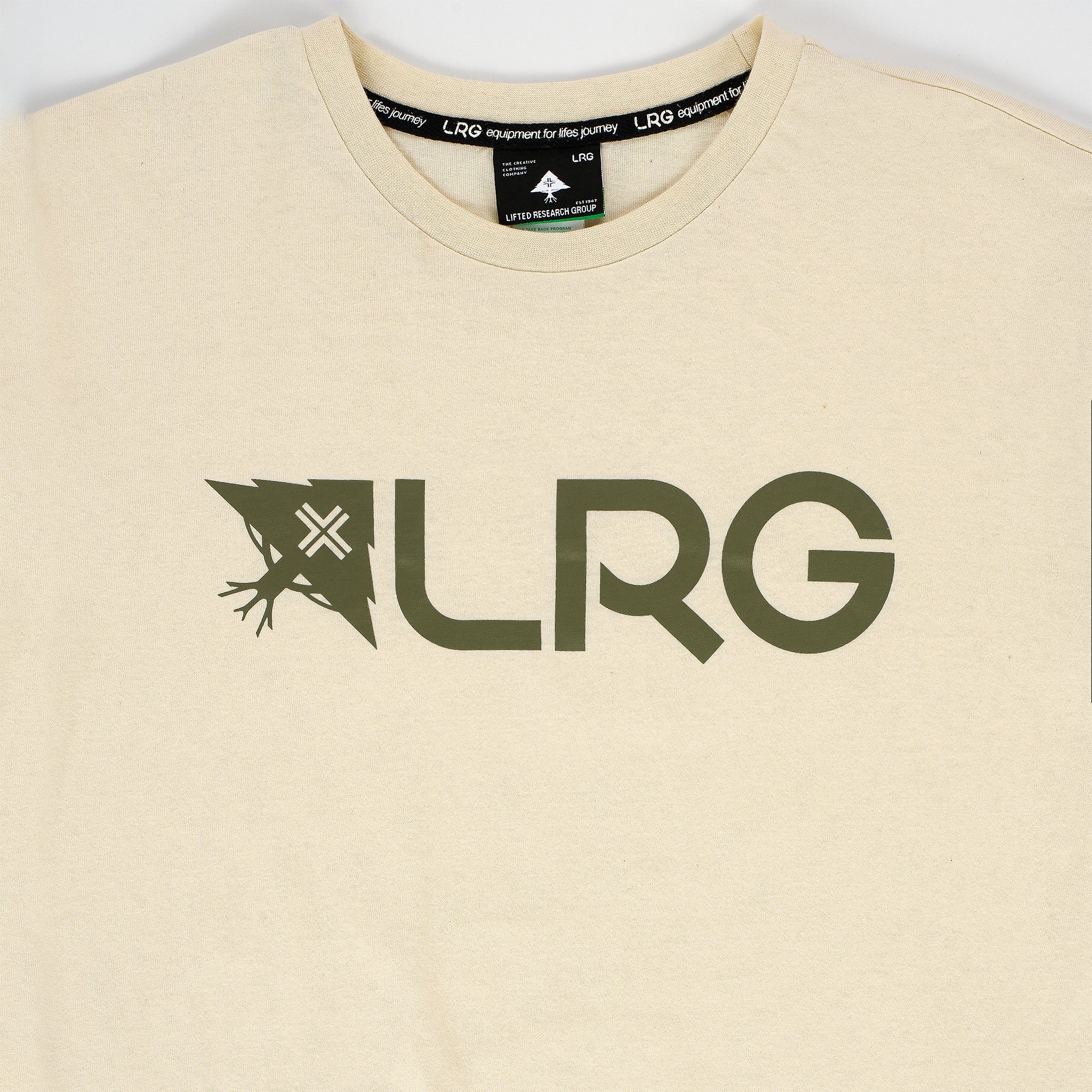 LRG EFFECTIVE SS KNIT SP 24 Cream | LRG Clothing