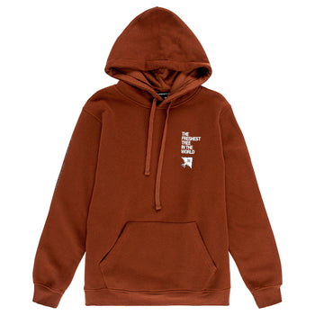 THE FRESHEST TREE FLEECE PULLOVER - BROWN