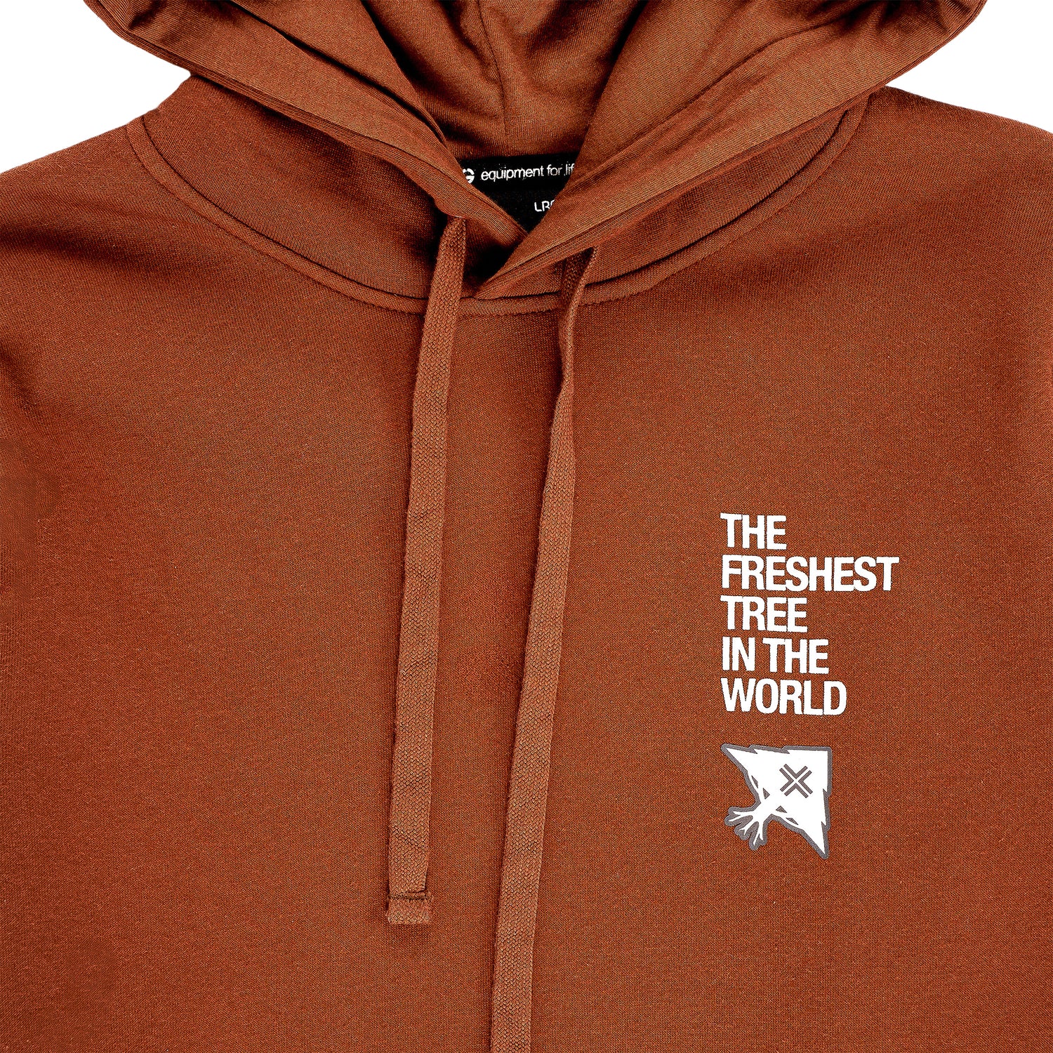 THE FRESHEST TREE FLEECE PULLOVER - BROWN