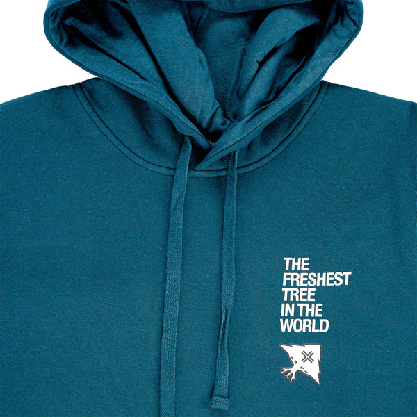 THE FRESHEST TREE FLEECE PULLOVER - NAVY