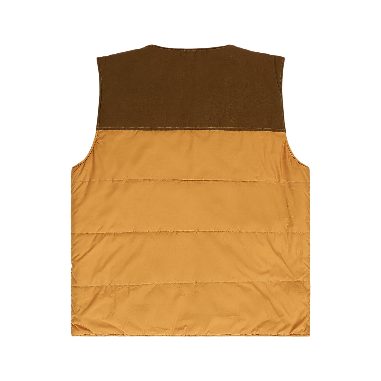 THE FRESH OUTDOORS REVERSE VEST - BROWN MAPLE CAMO