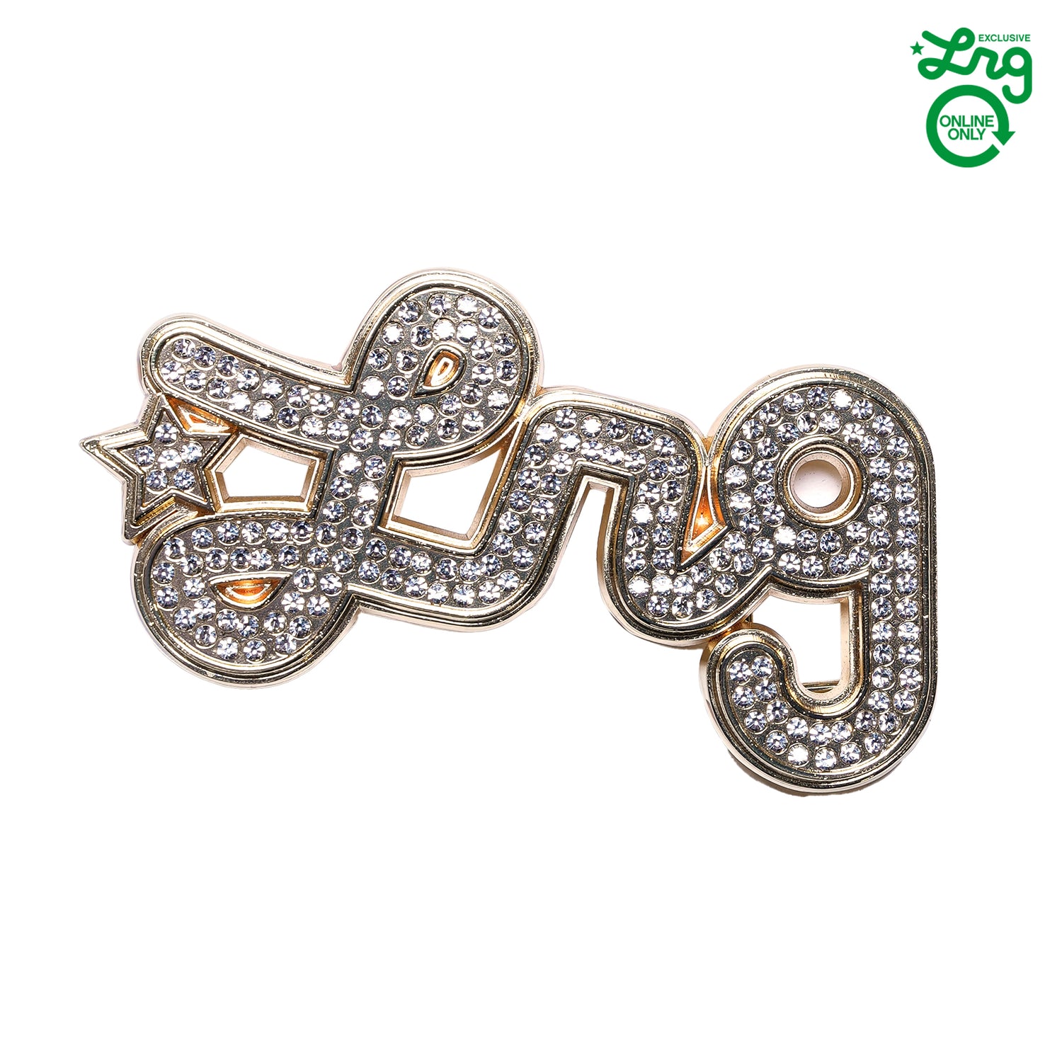 47 CARAT UNBUCKLE BELT BUCKLE - GOLD