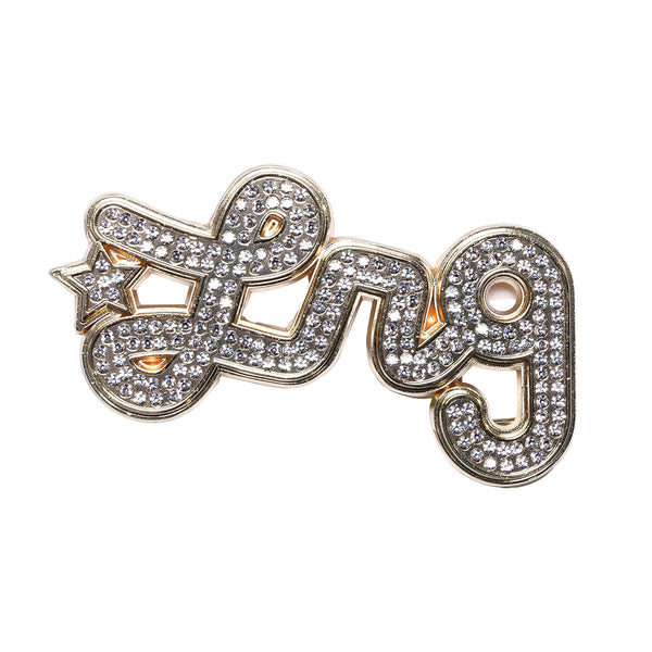 47 CARAT UNBUCKLE BELT BUCKLE - GOLD