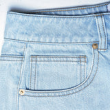 HIGH LIFE HABITS DENIM SHORT - LIGHT WASH