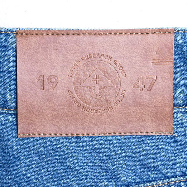 HIGH LIFE HABITS DENIM SHORT - DENIM BLUE